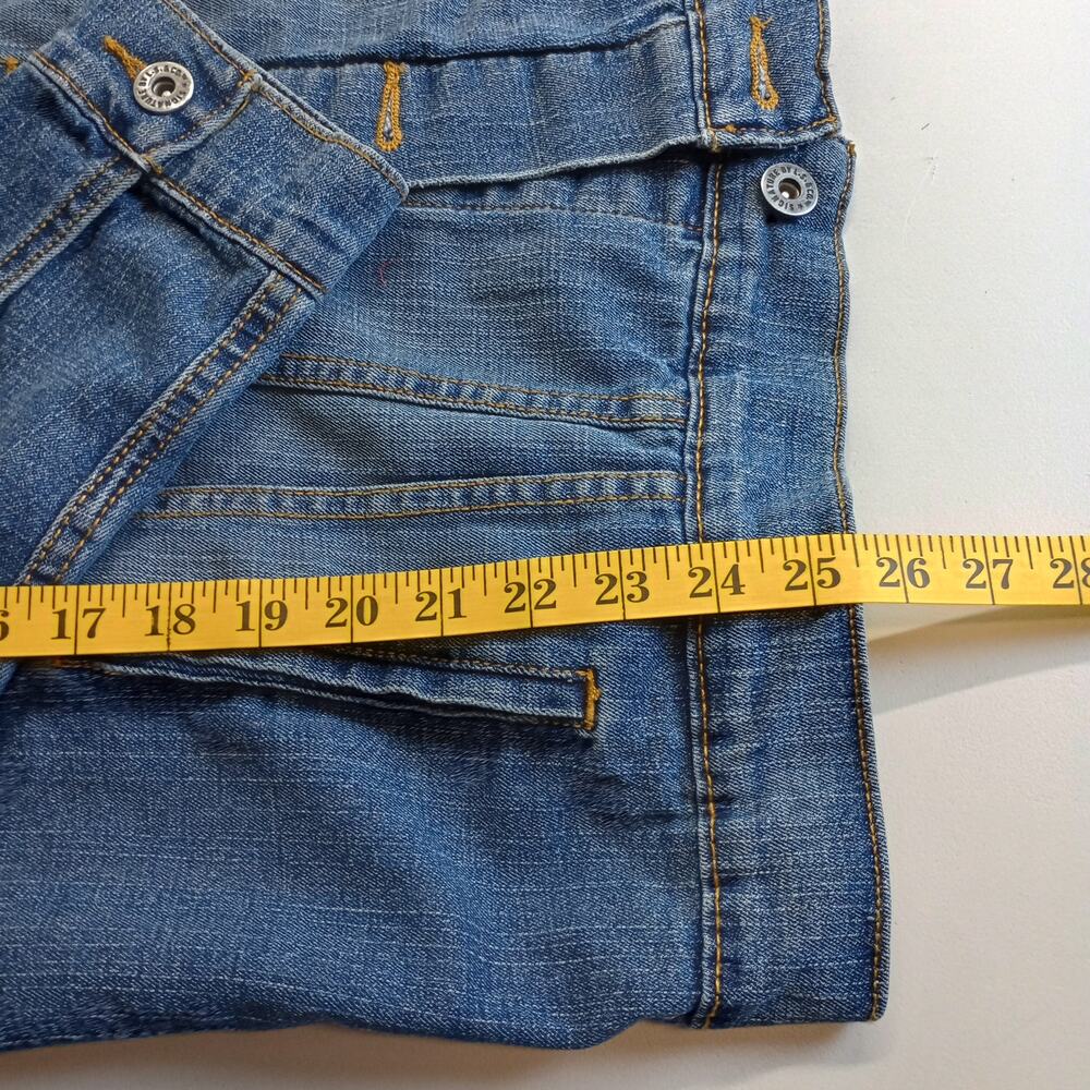 Levi Strauss Signature Gold Womens Denim Trucker Jacket Blue Large Classic - Picture 7 of 10